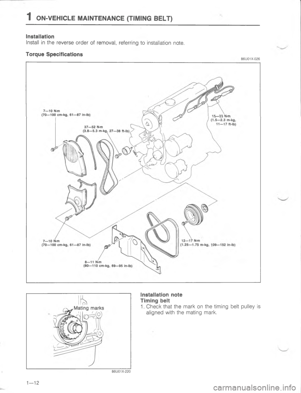 MAZDA MX-6 1988 Owners Manual 	/


<



< 