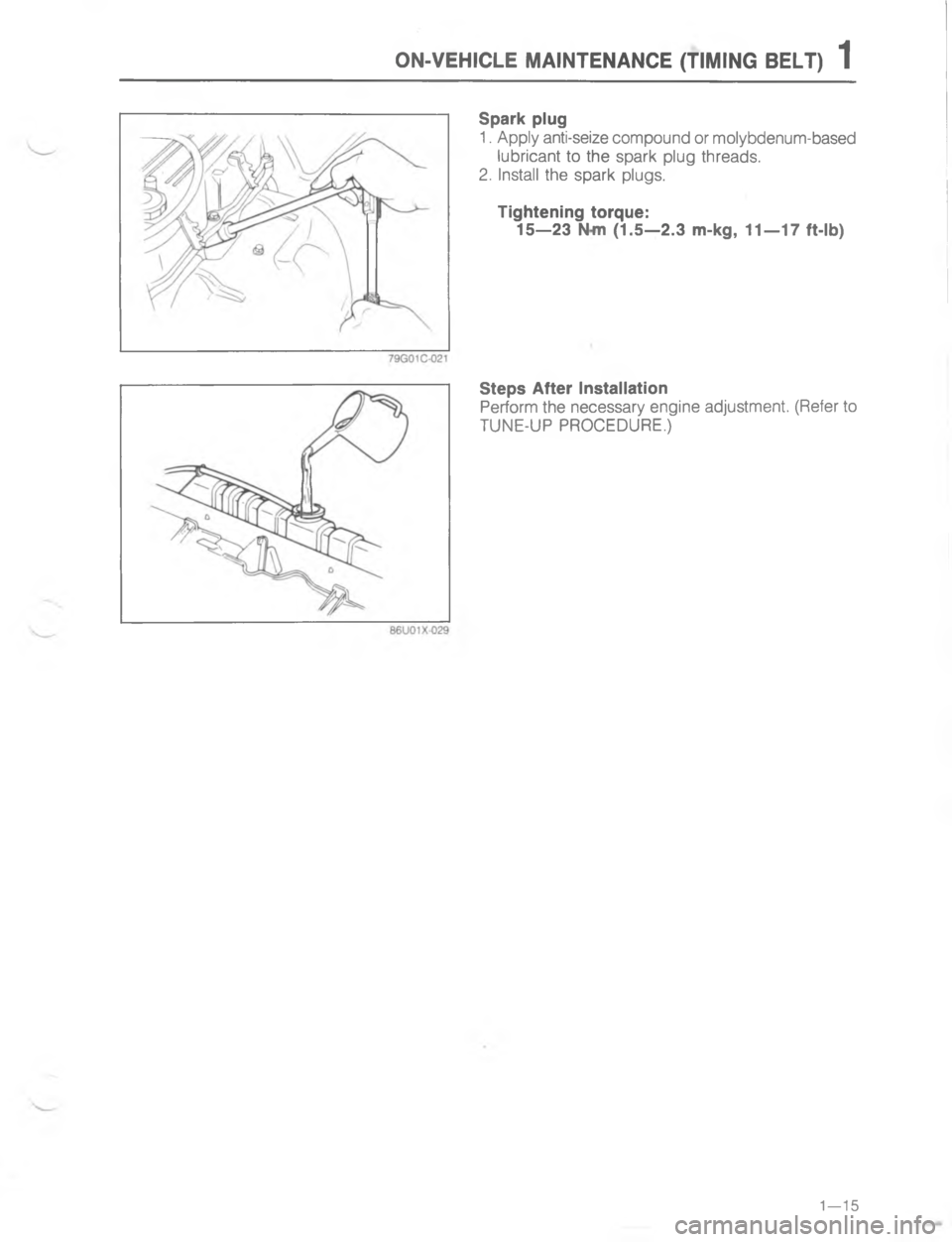 MAZDA MX-6 1988 Owners Manual /)159(.5 )#5))(5 2#)@ 85.#3	

!
;

/

-
#:\)5:- 