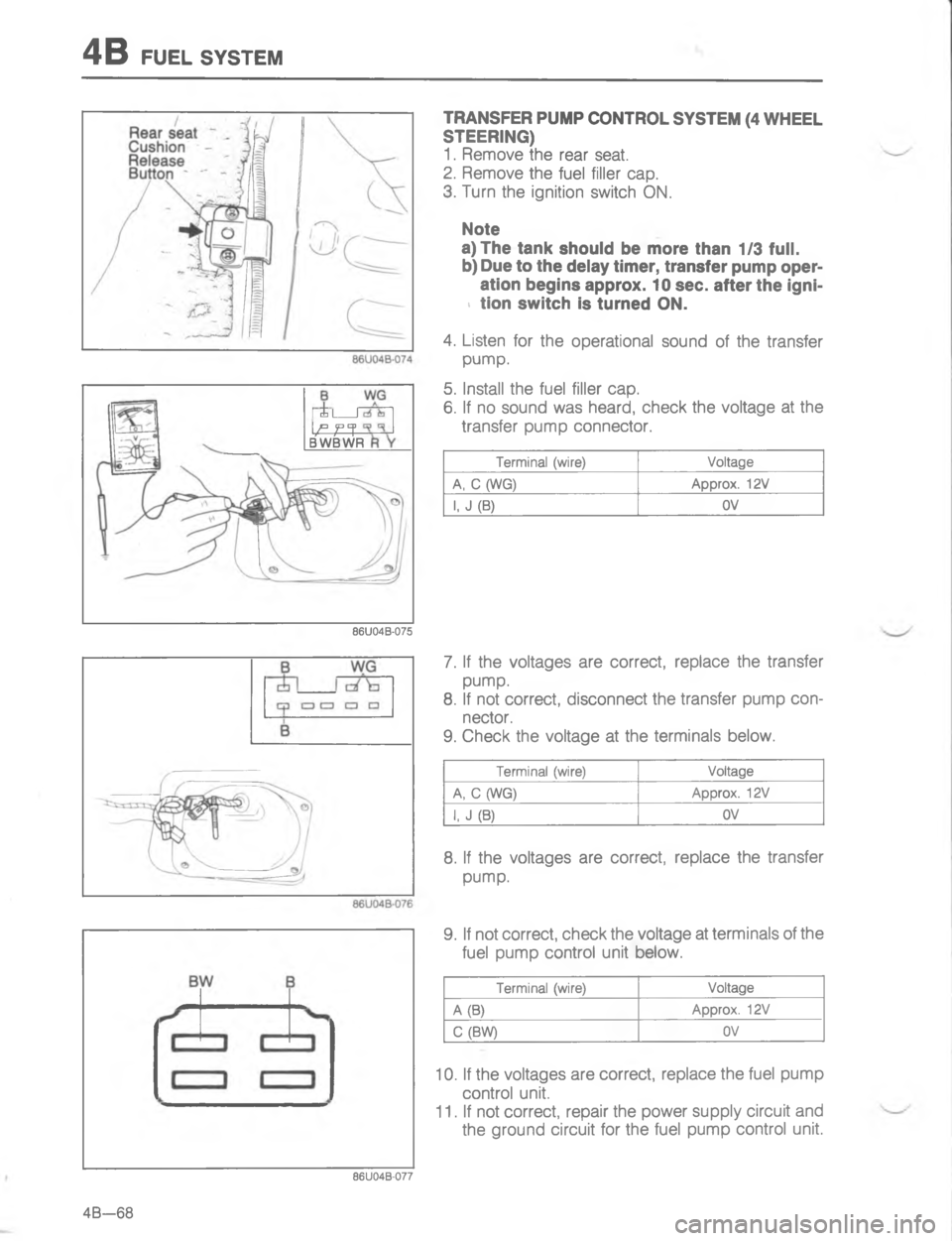 MAZDA MX-6 1988  Workshop Manual -/E


;
H


1

X
G

C
<

#1

/

D




#1

/




#1

\(/



<HI1


8G 