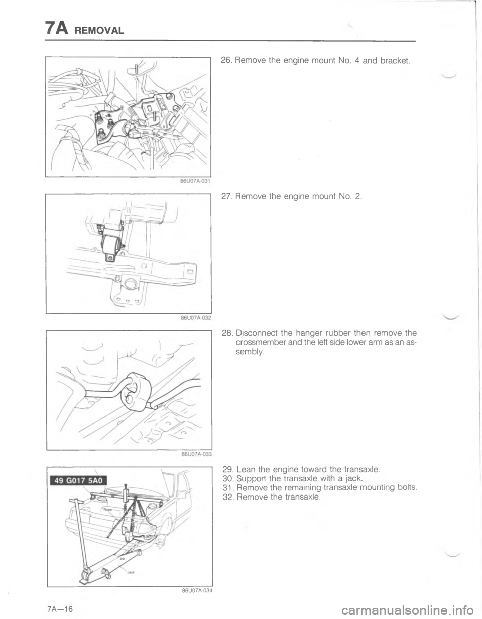 MAZDA MX-6 1988  Workshop Manual 745;<
;
;

	
;
H
H
HD 