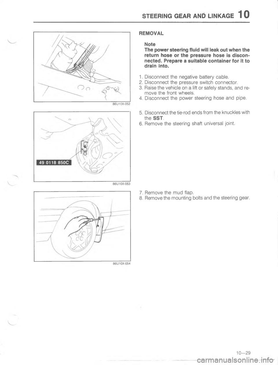 MAZDA MX-6 1988  Workshop Manual 7#554)@ @54 ), .)R@5	

+"




;
H

G
C

<

D

= 