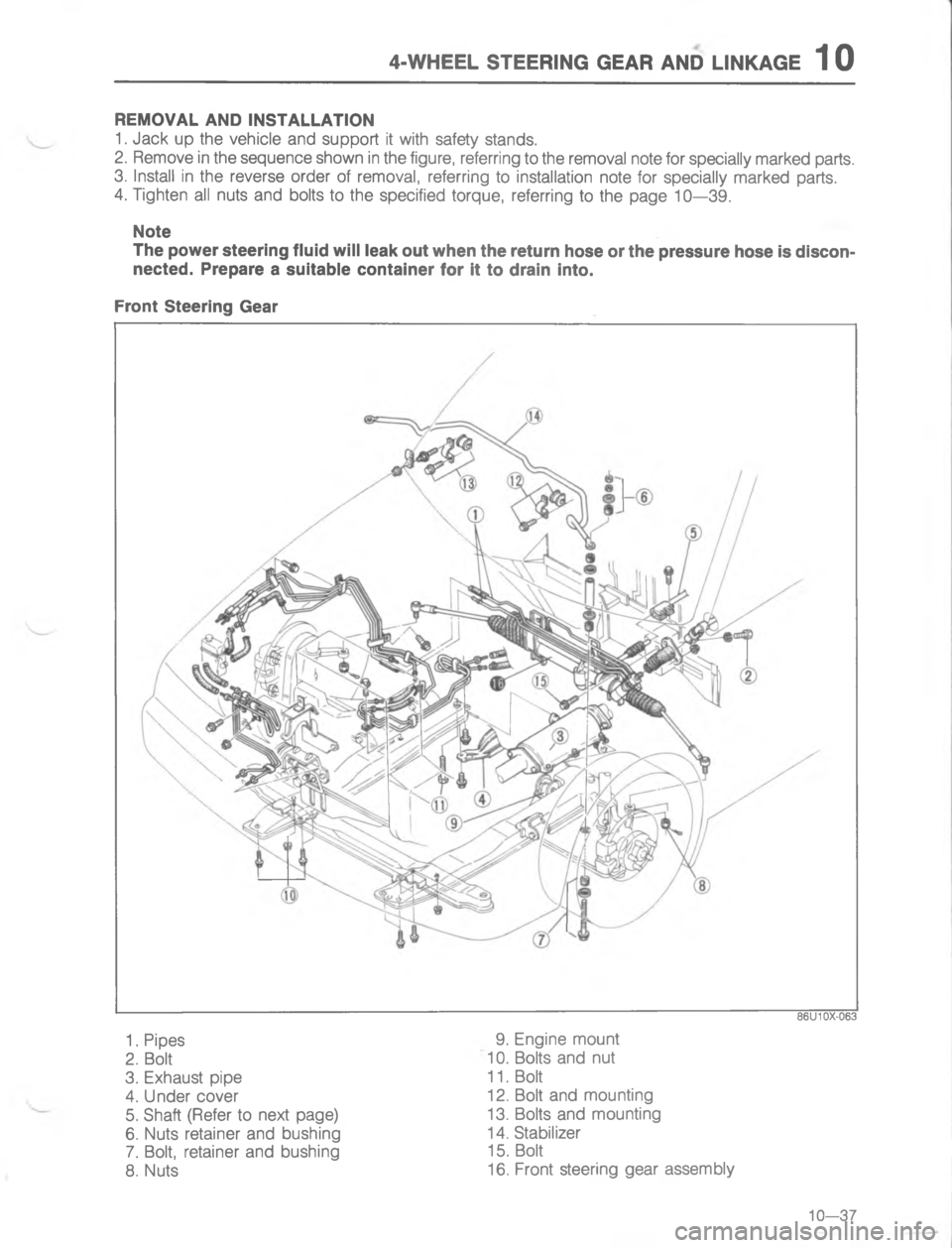 MAZDA MX-6 1988  Workshop Manual G955. 7#554)@ @54 ), .)R@5

;
H
G






;
H
G
C
<
D
 