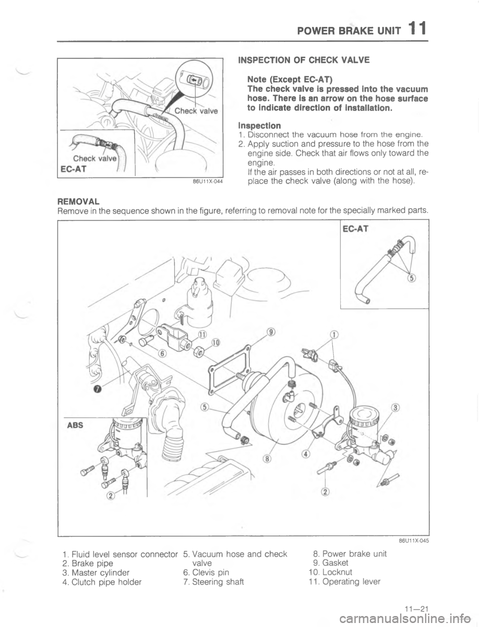 MAZDA MX-6 1988  Workshop Manual -/54 84R5 :)#	


+



;





4
<

;
H
G 