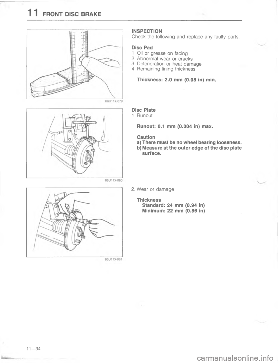 MAZDA MX-6 1988  Workshop Manual 		E4/)# ,7( 84R5 
\(


;
H
G






1
*
;


B 