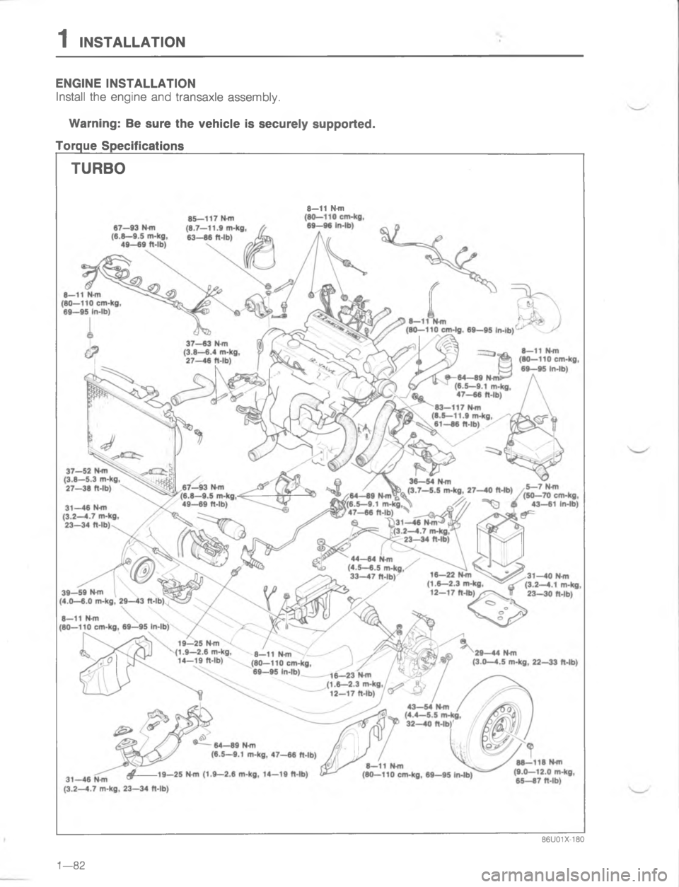 MAZDA MX-6 1988 Owners Manual 


E
#
< 