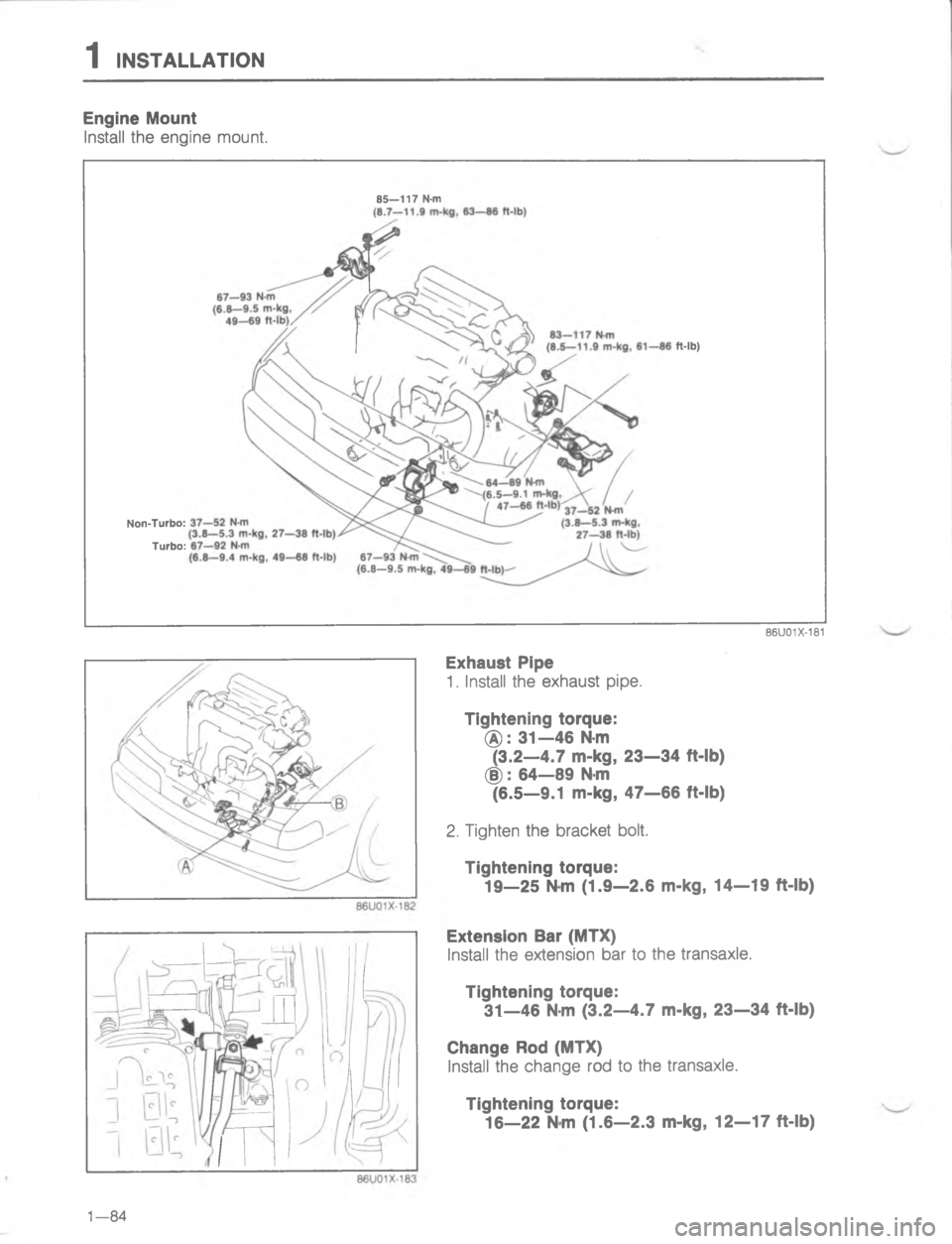 MAZDA MX-6 1988 Owners Manual \)

  
\)
#



O
4
4
4
;

/



2



/ 
