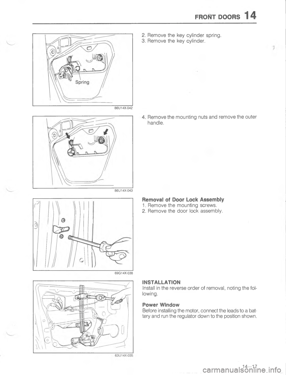 MAZDA MX-6 1988  Workshop Manual E4/)# ,//47;
H
G



;




 
8
  