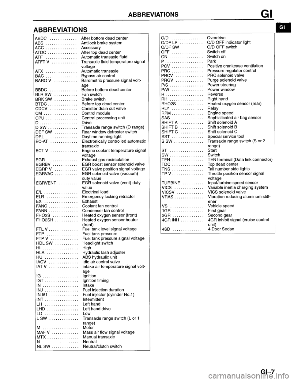 MAZDA PROTEGE 1996 User Guide MAZDA PROTEGE 1996 User Guide