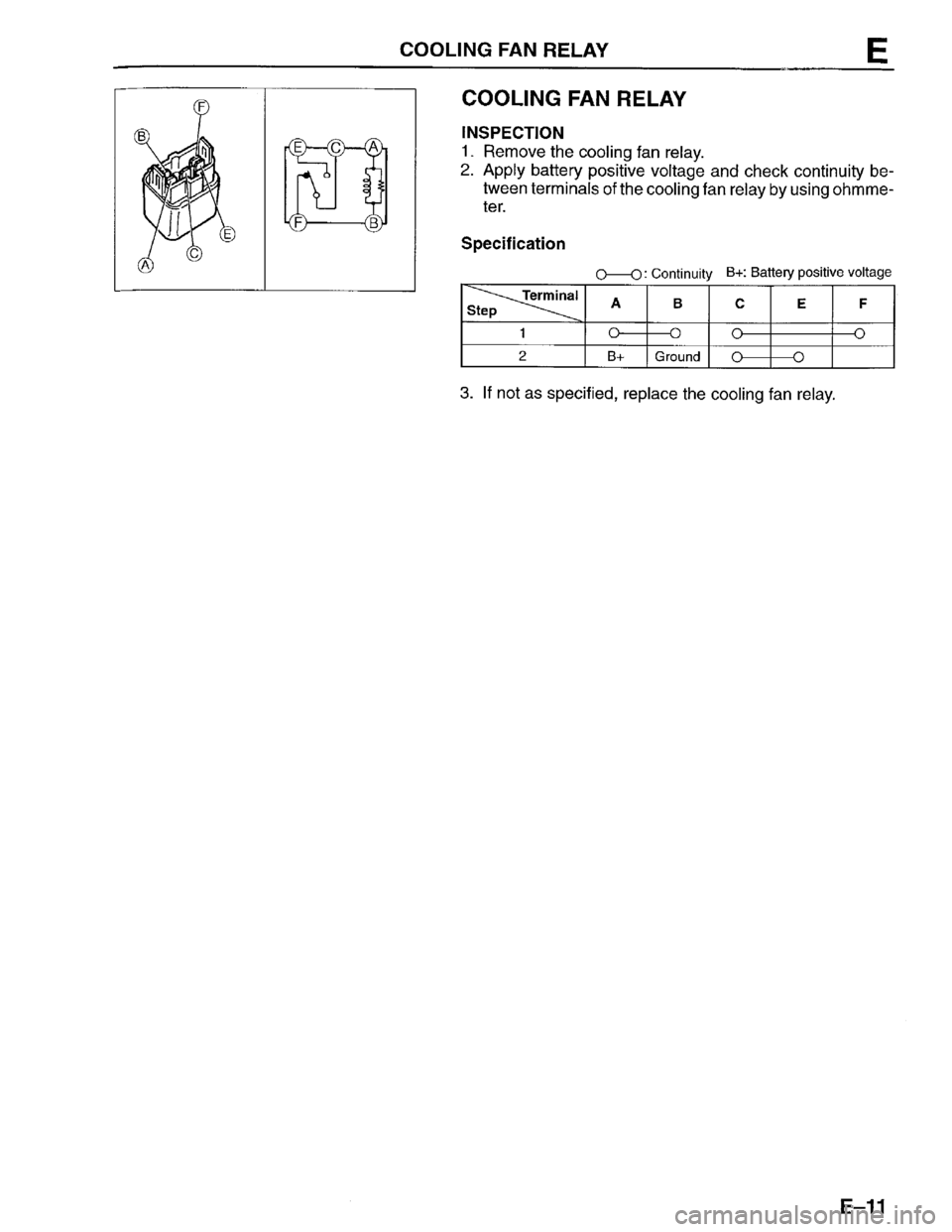 MAZDA PROTEGE 1996 Workshop Manual MAZDA PROTEGE 1996 Workshop Manual