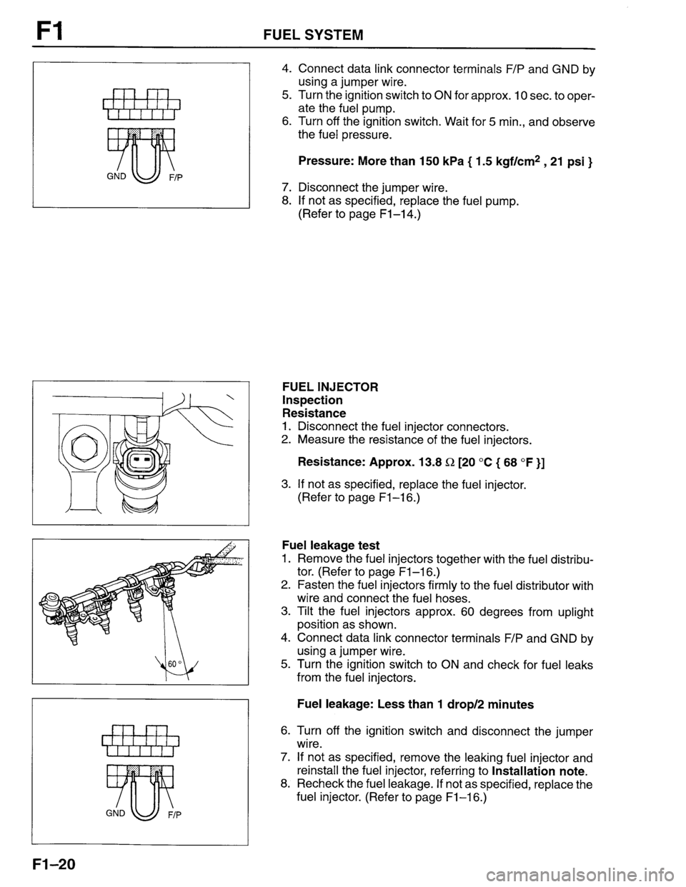 MAZDA PROTEGE 1996 Workshop Manual MAZDA PROTEGE 1996 Workshop Manual