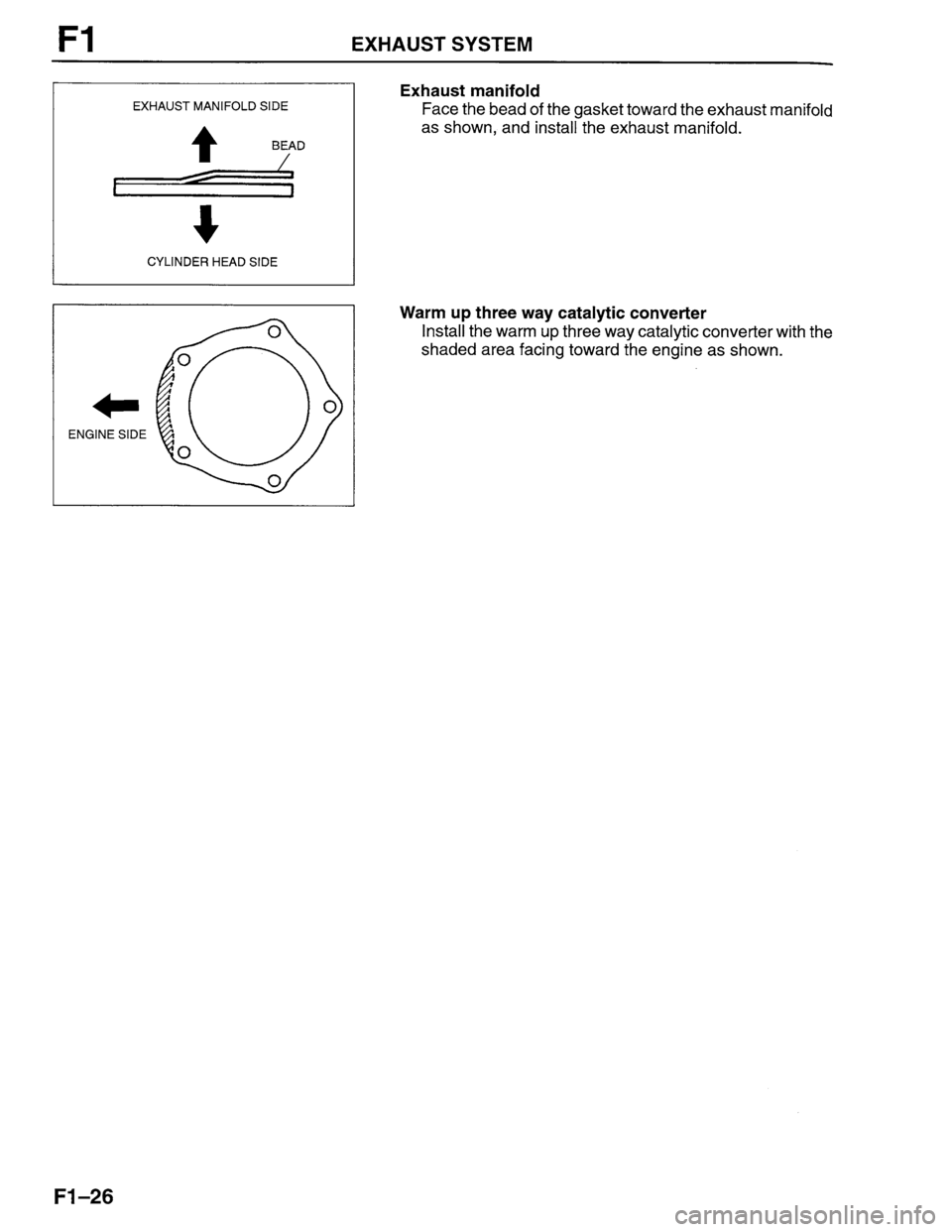 MAZDA PROTEGE 1996 Workshop Manual MAZDA PROTEGE 1996 Workshop Manual