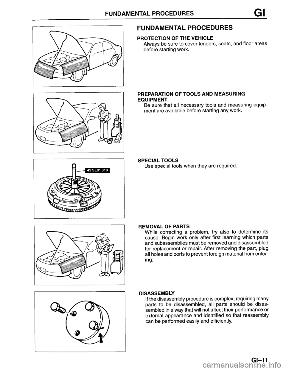 MAZDA PROTEGE 1996 User Guide MAZDA PROTEGE 1996 User Guide