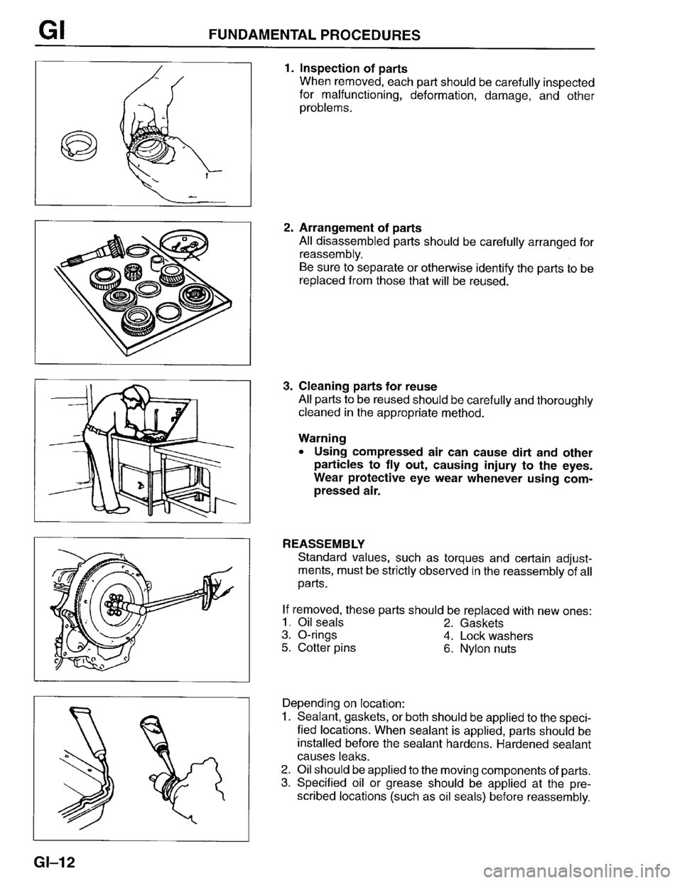 MAZDA PROTEGE 1996 User Guide MAZDA PROTEGE 1996 User Guide