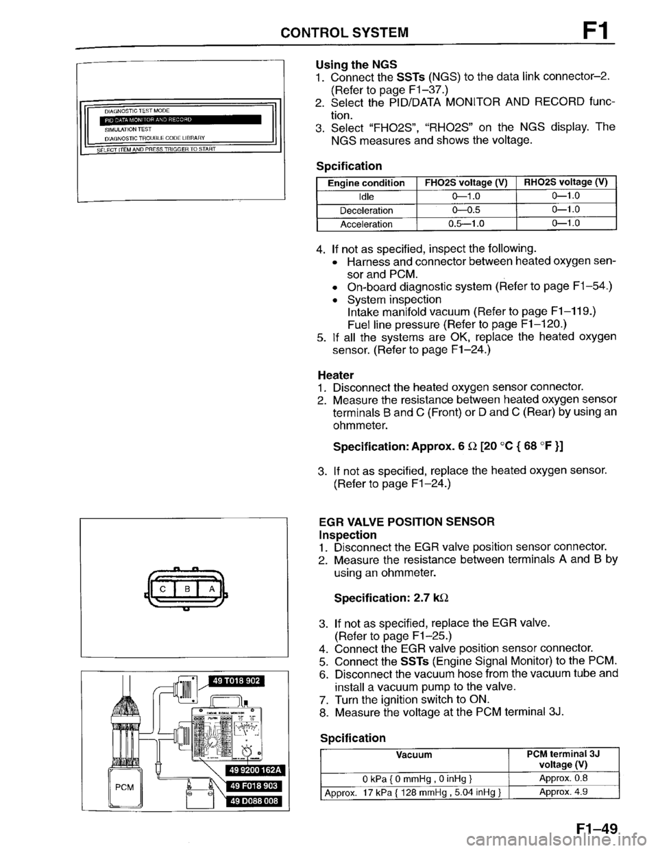 MAZDA PROTEGE 1996 Workshop Manual MAZDA PROTEGE 1996 Workshop Manual