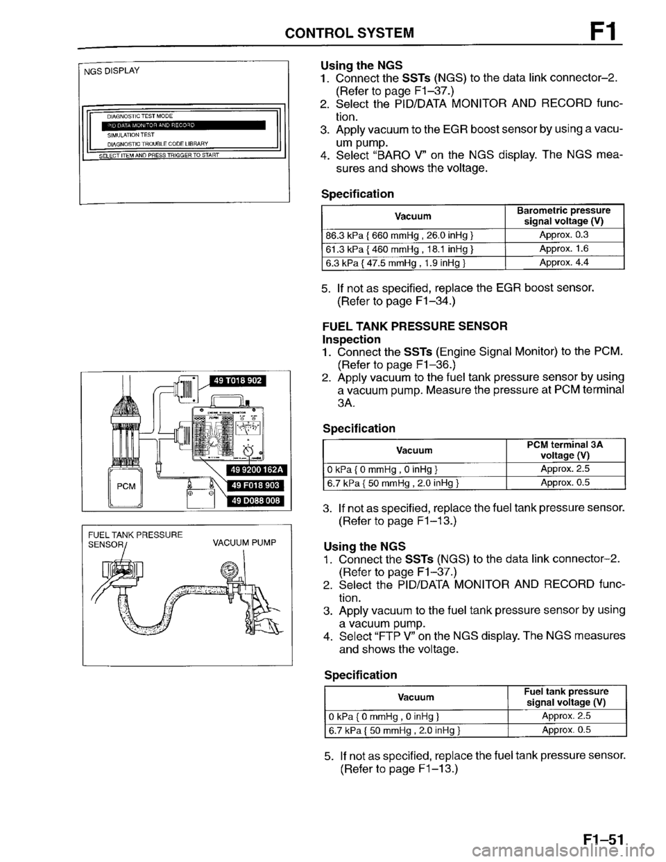 MAZDA PROTEGE 1996 Workshop Manual MAZDA PROTEGE 1996 Workshop Manual