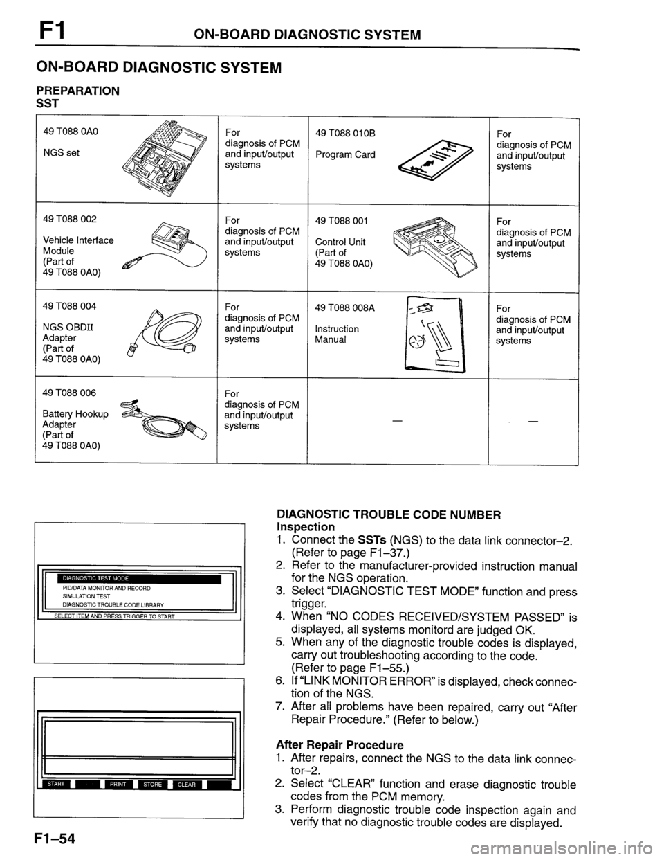 MAZDA PROTEGE 1996 Workshop Manual MAZDA PROTEGE 1996 Workshop Manual
