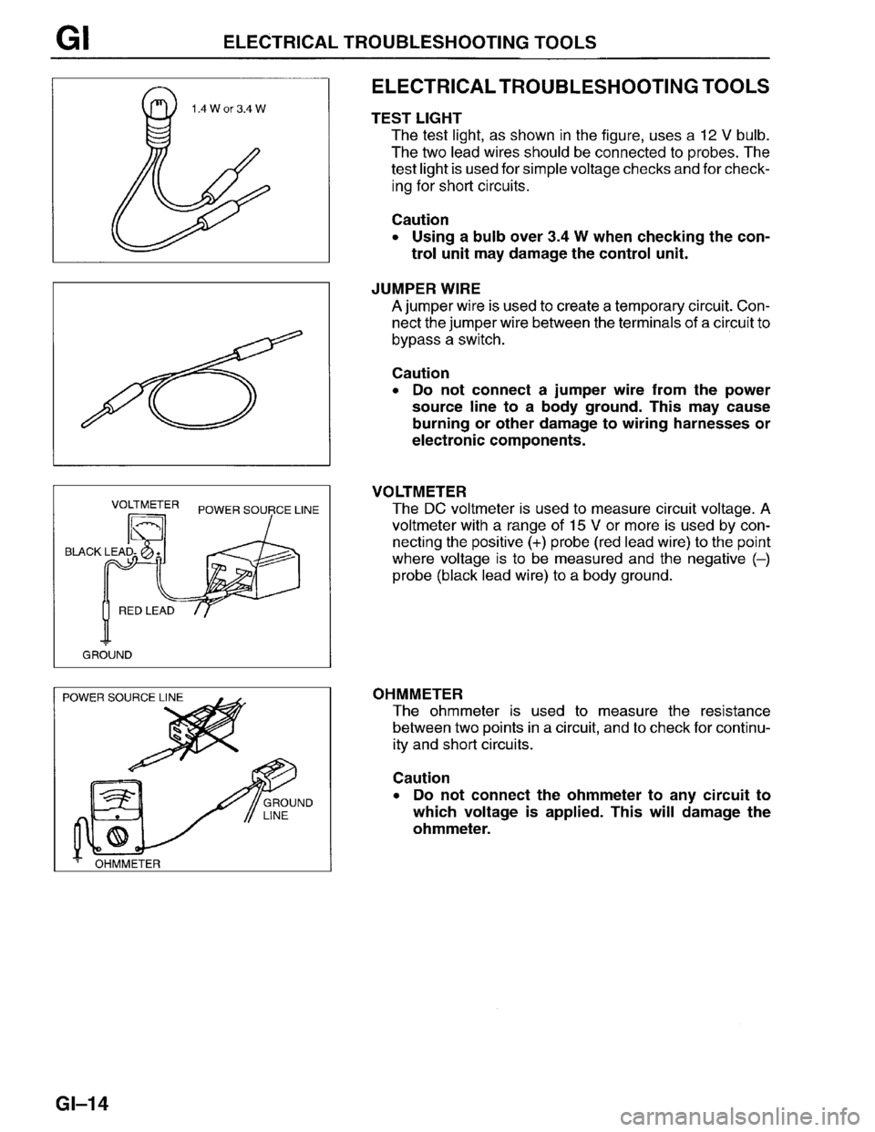 MAZDA PROTEGE 1996 User Guide MAZDA PROTEGE 1996 User Guide