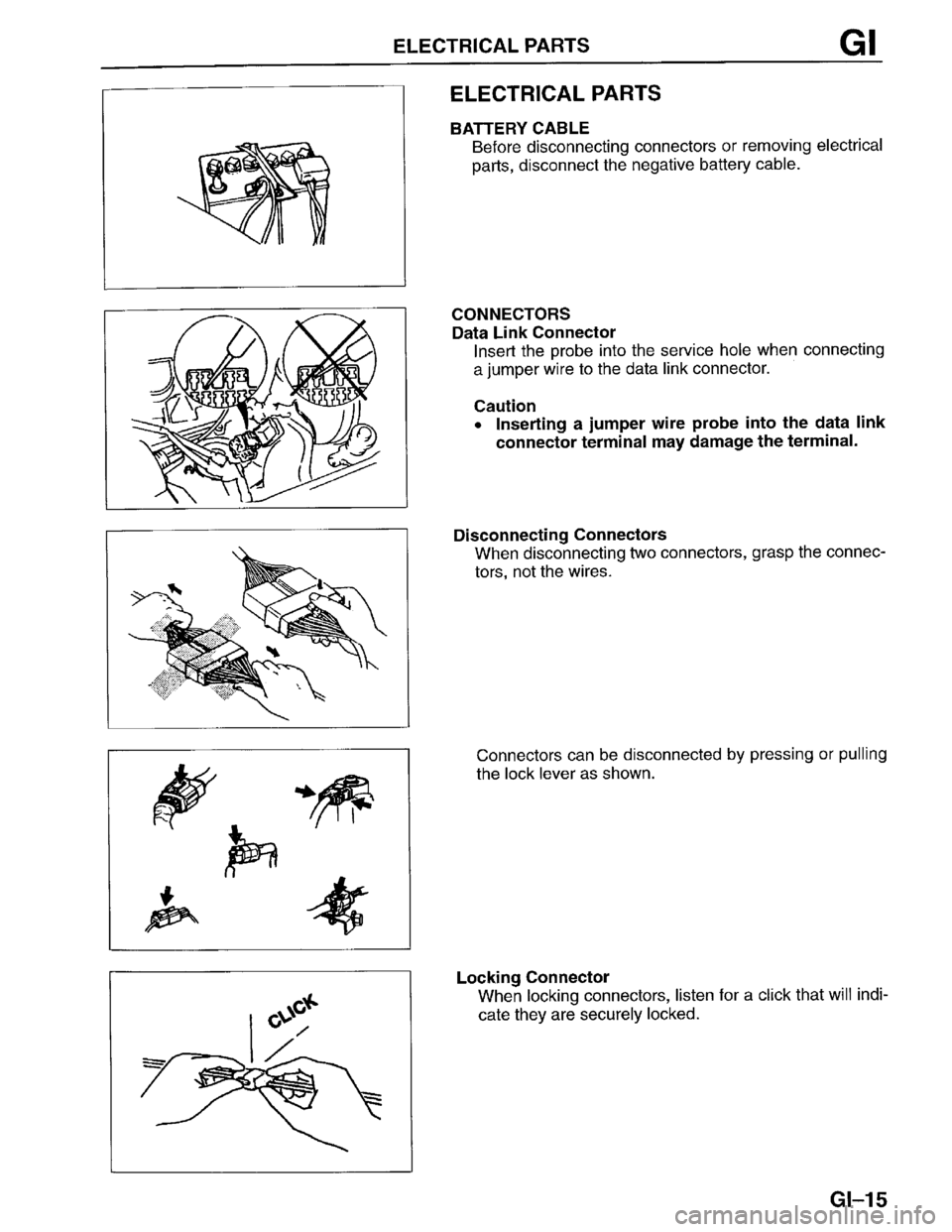 MAZDA PROTEGE 1996 User Guide MAZDA PROTEGE 1996 User Guide