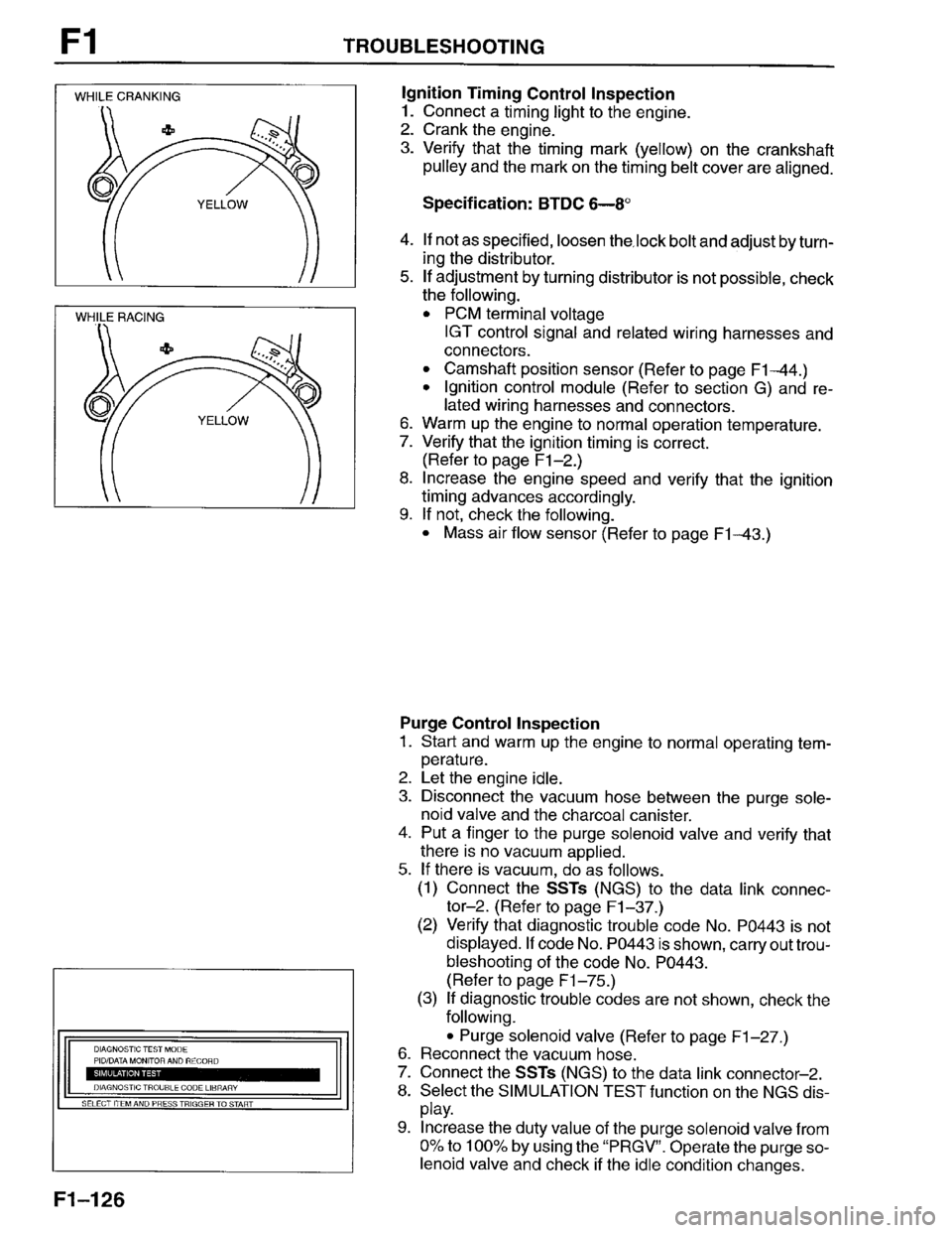 MAZDA PROTEGE 1996 Workshop Manual MAZDA PROTEGE 1996 Workshop Manual