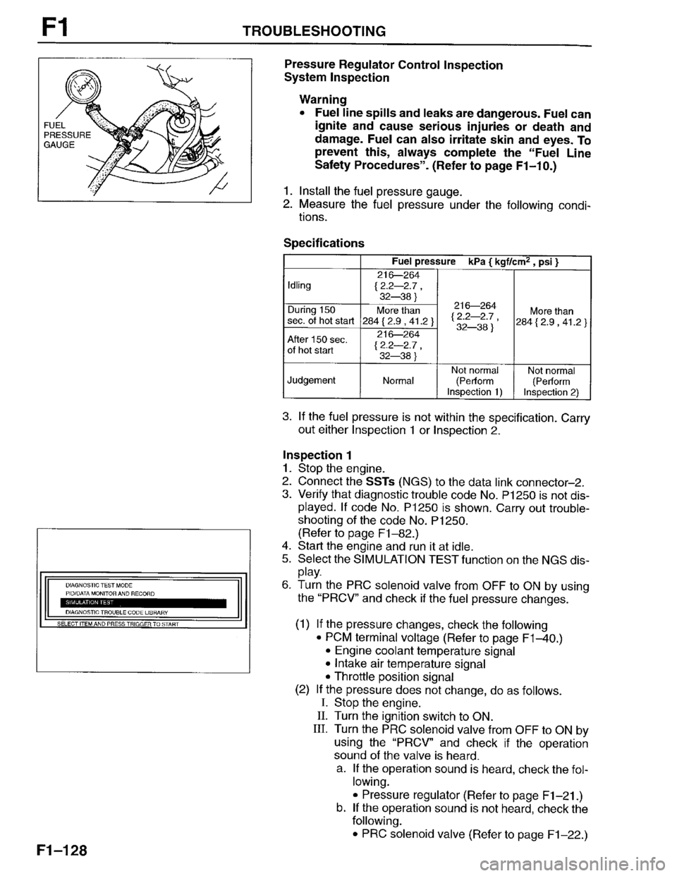 MAZDA PROTEGE 1996 Workshop Manual MAZDA PROTEGE 1996 Workshop Manual