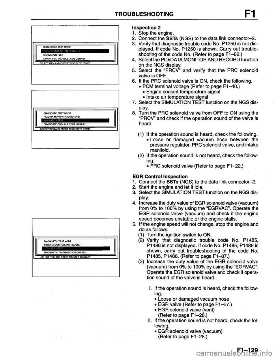 MAZDA PROTEGE 1996 Workshop Manual MAZDA PROTEGE 1996 Workshop Manual