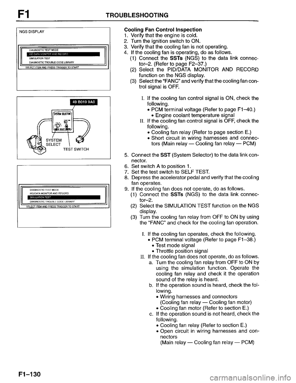 MAZDA PROTEGE 1996 Workshop Manual MAZDA PROTEGE 1996 Workshop Manual