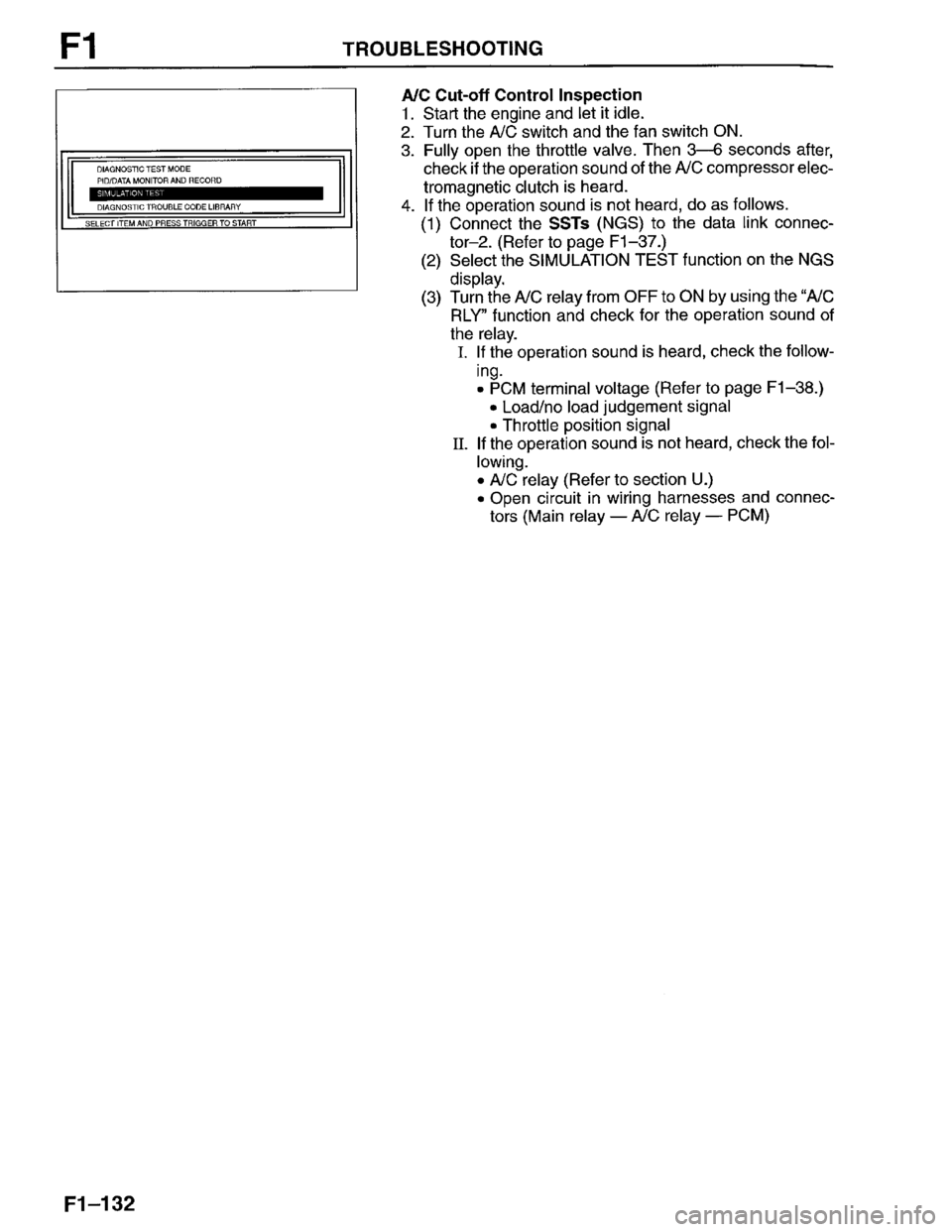 MAZDA PROTEGE 1996 Workshop Manual MAZDA PROTEGE 1996 Workshop Manual
