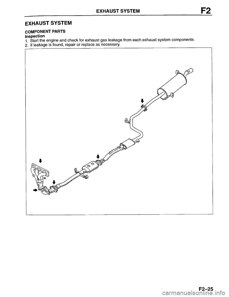 MAZDA PROTEGE 1996 Workshop Manual MAZDA PROTEGE 1996 Workshop Manual