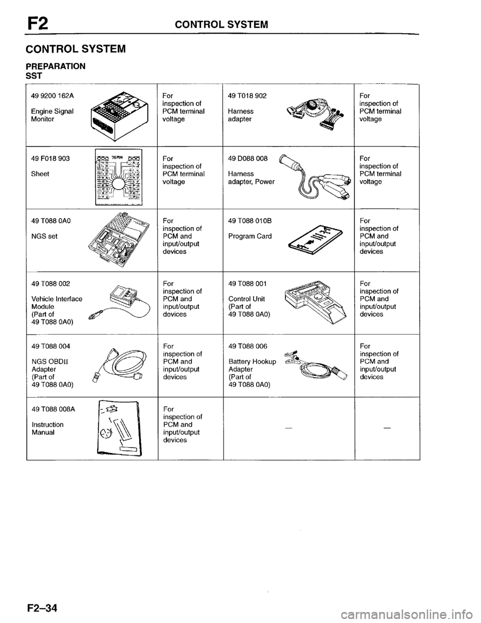 MAZDA PROTEGE 1996 Workshop Manual MAZDA PROTEGE 1996 Workshop Manual