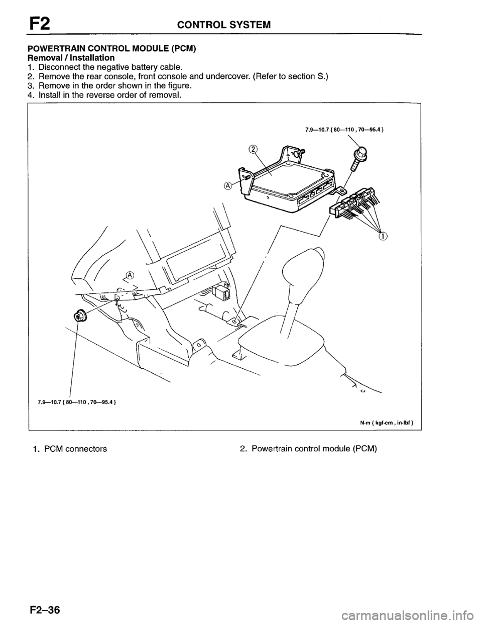 MAZDA PROTEGE 1996 Workshop Manual MAZDA PROTEGE 1996 Workshop Manual