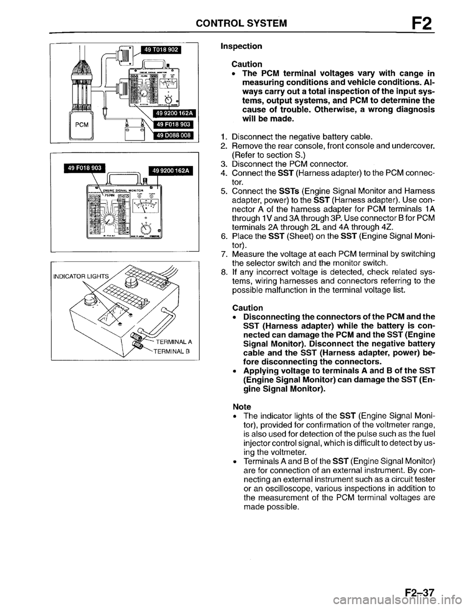 MAZDA PROTEGE 1996 Workshop Manual MAZDA PROTEGE 1996 Workshop Manual