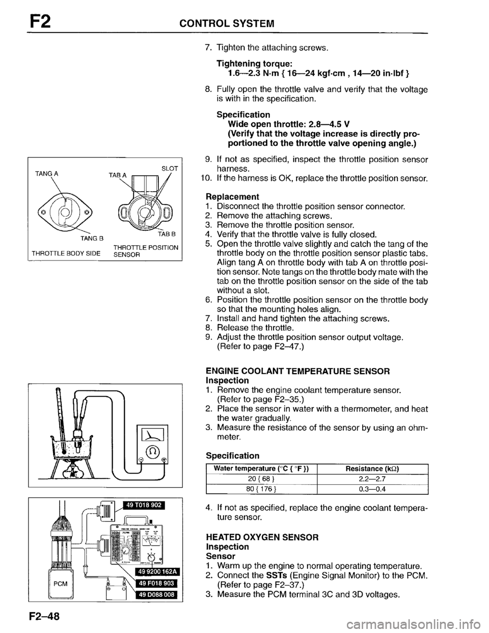 MAZDA PROTEGE 1996 Workshop Manual MAZDA PROTEGE 1996 Workshop Manual