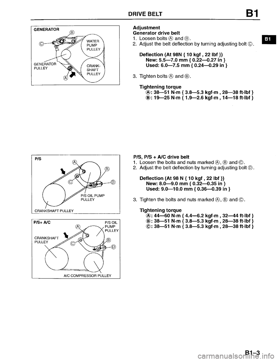 MAZDA PROTEGE 1996 Owners Guide 