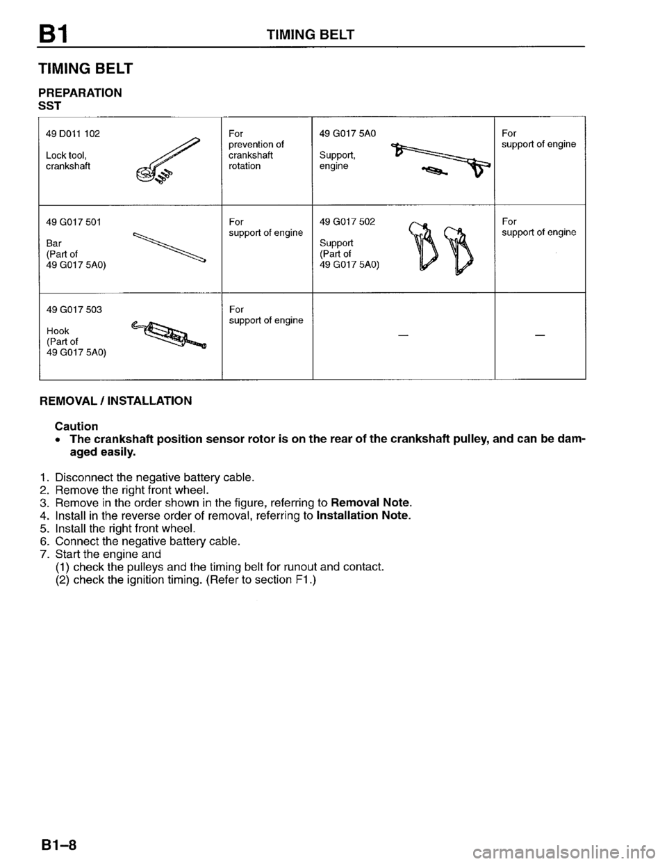 MAZDA PROTEGE 1996 Owners Guide 