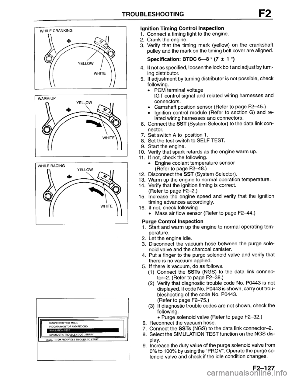 MAZDA PROTEGE 1996 Workshop Manual MAZDA PROTEGE 1996 Workshop Manual
