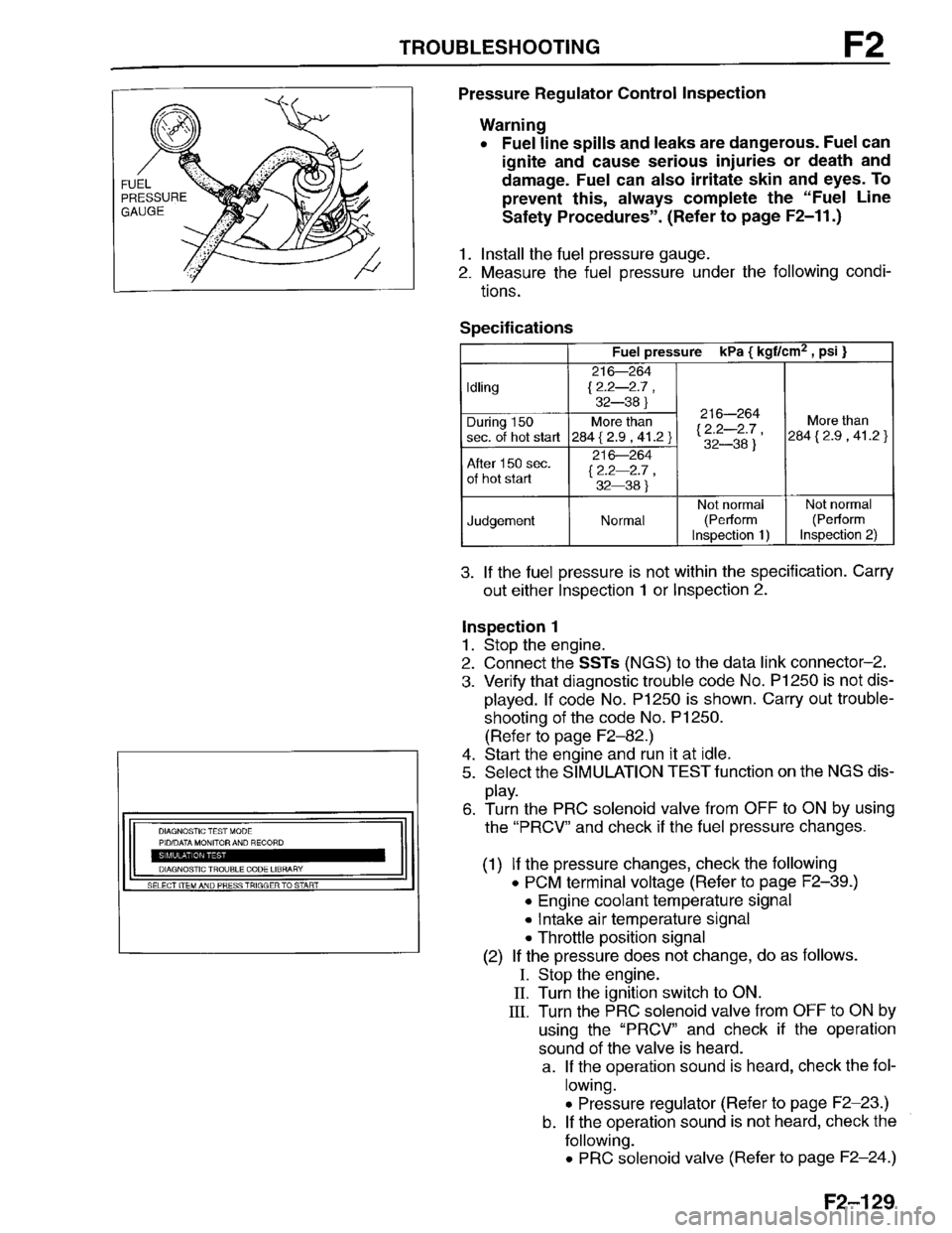 MAZDA PROTEGE 1996 Workshop Manual MAZDA PROTEGE 1996 Workshop Manual