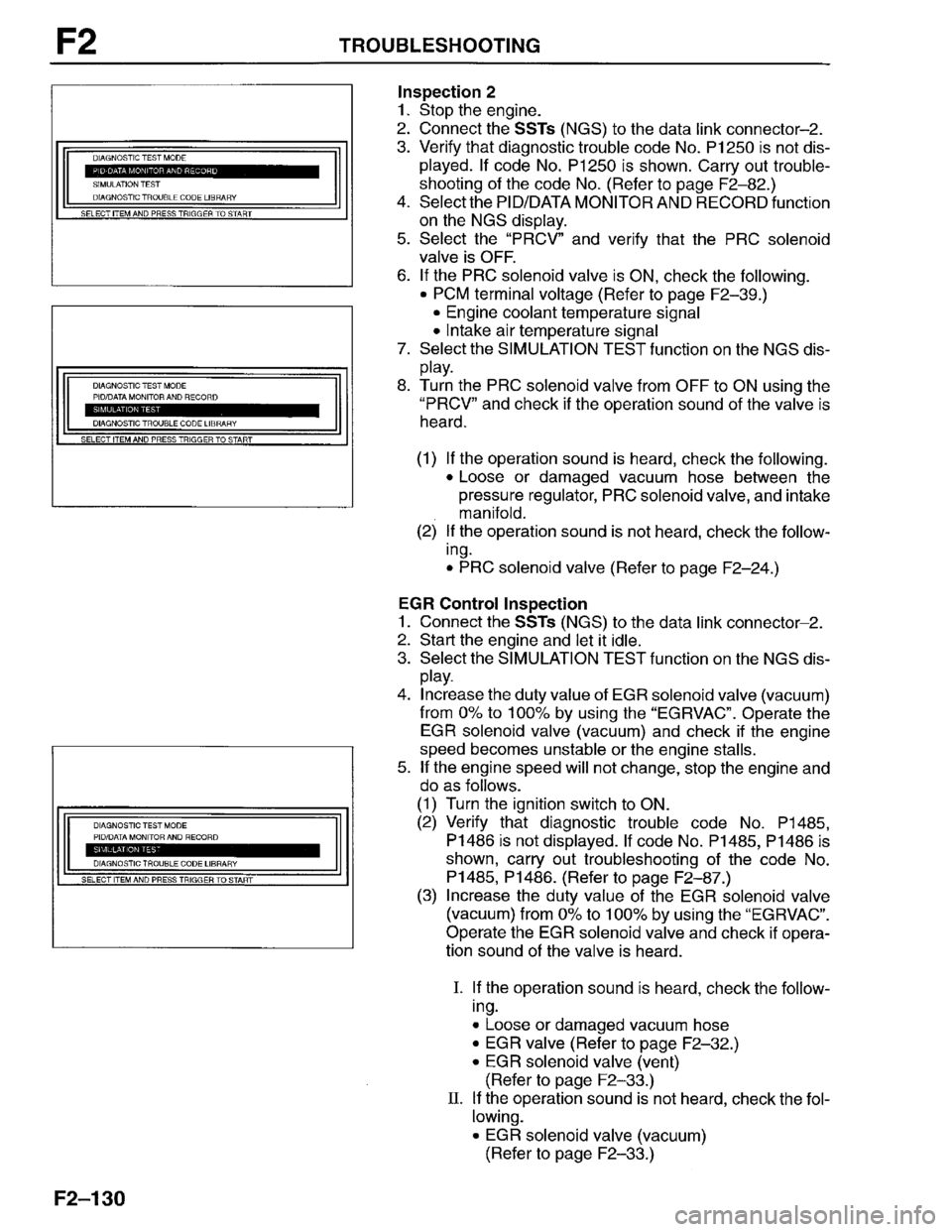 MAZDA PROTEGE 1996 Workshop Manual MAZDA PROTEGE 1996 Workshop Manual