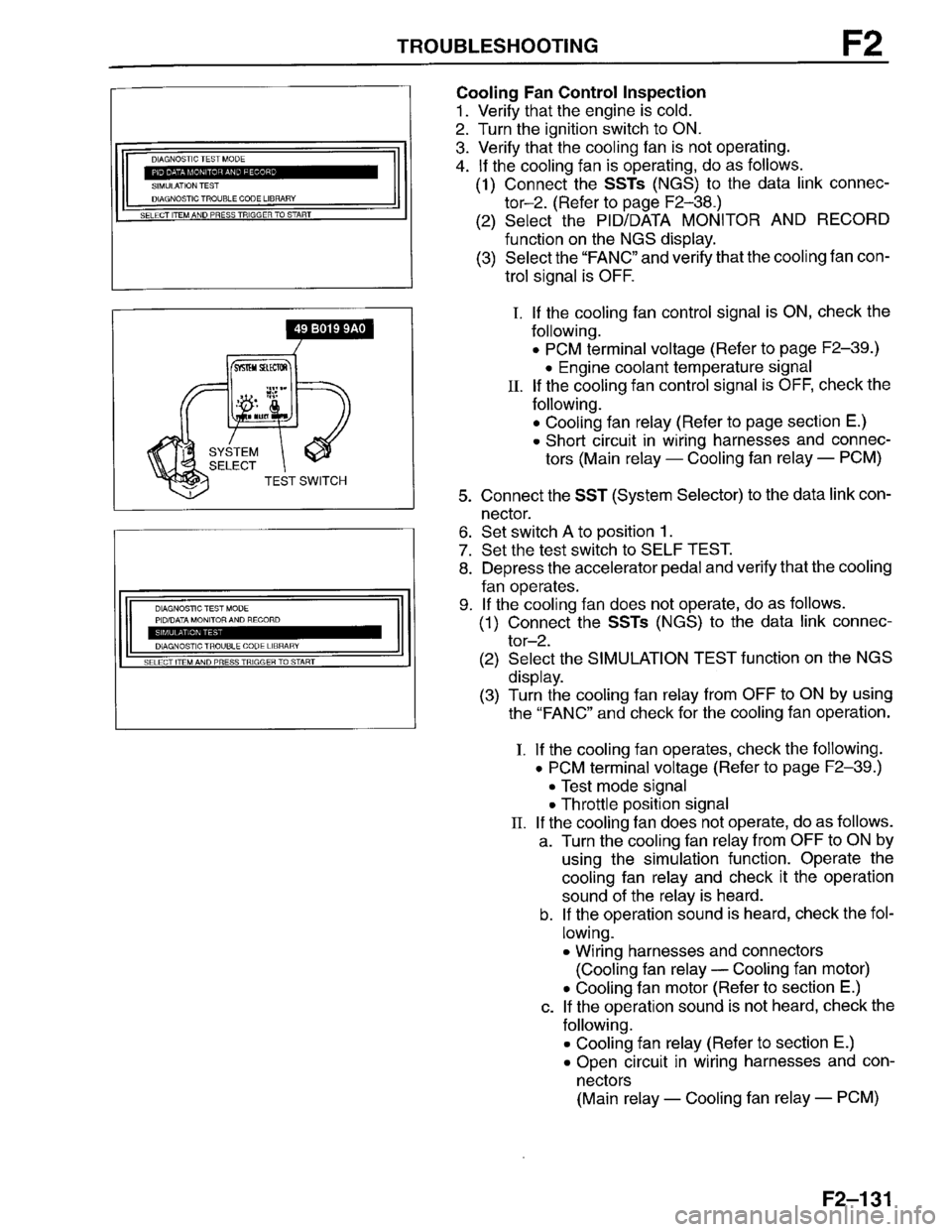 MAZDA PROTEGE 1996 Workshop Manual MAZDA PROTEGE 1996 Workshop Manual
