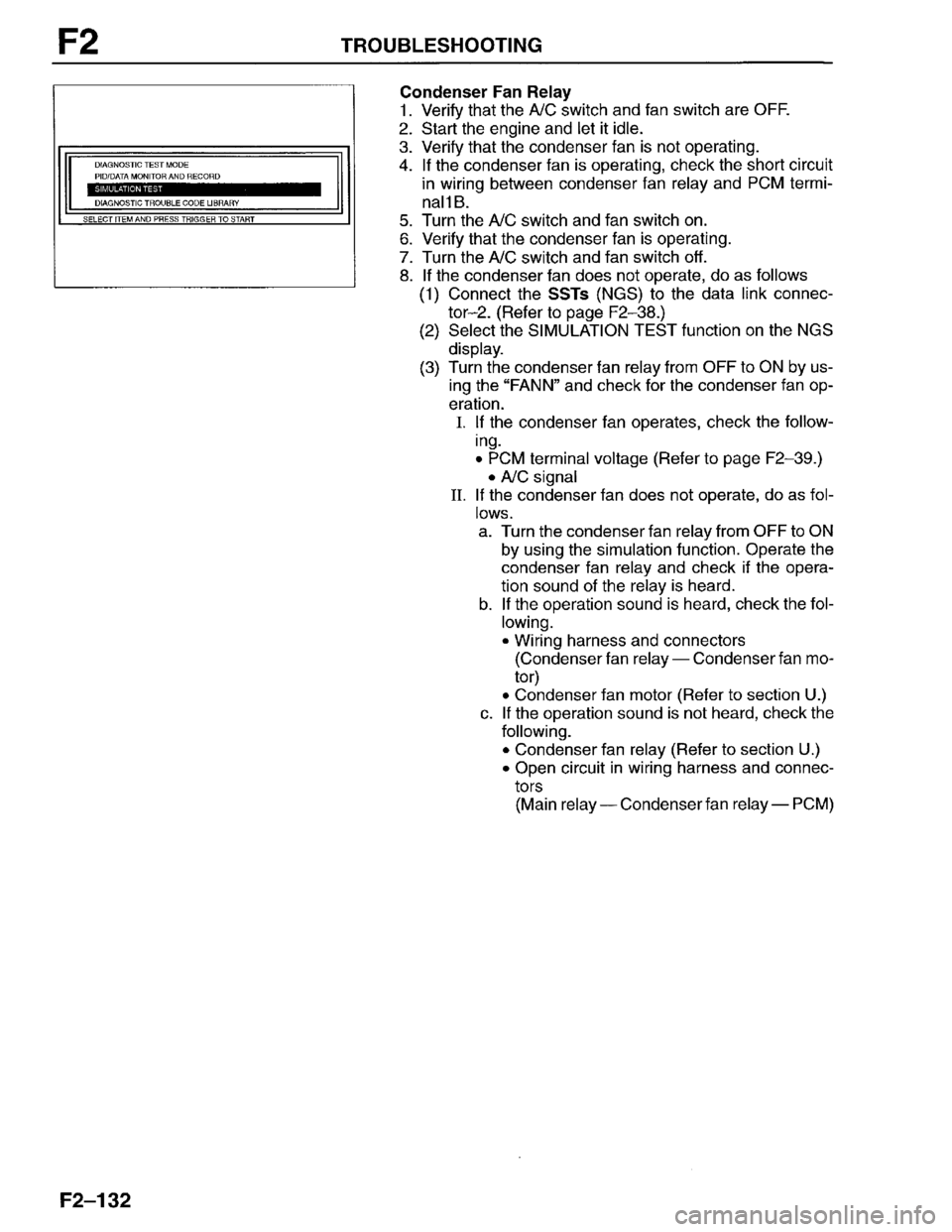 MAZDA PROTEGE 1996 Workshop Manual MAZDA PROTEGE 1996 Workshop Manual