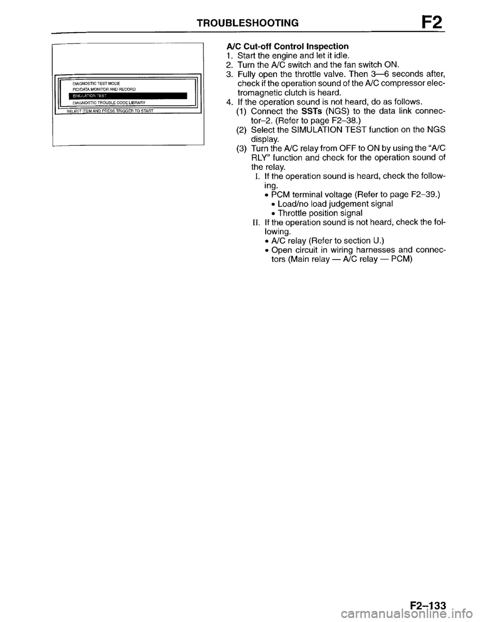MAZDA PROTEGE 1996 Workshop Manual MAZDA PROTEGE 1996 Workshop Manual