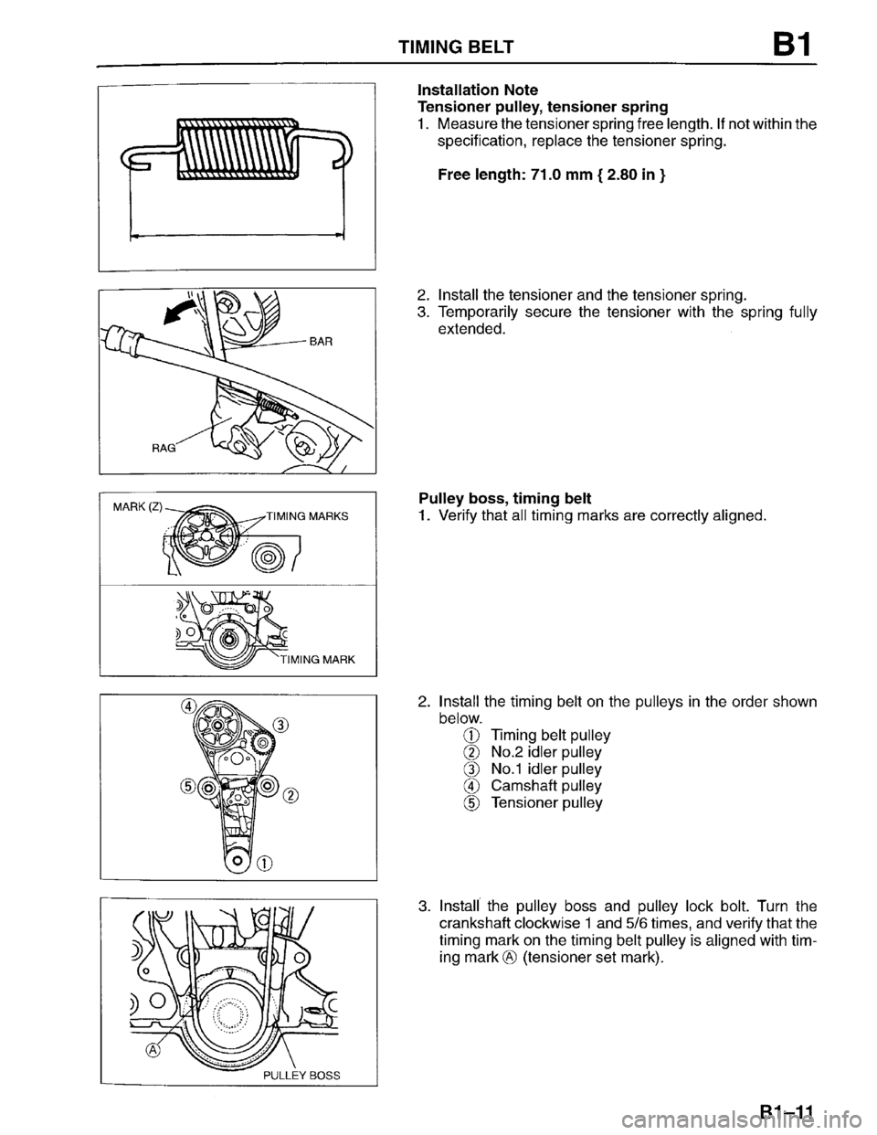 MAZDA PROTEGE 1996 Owners Guide 
