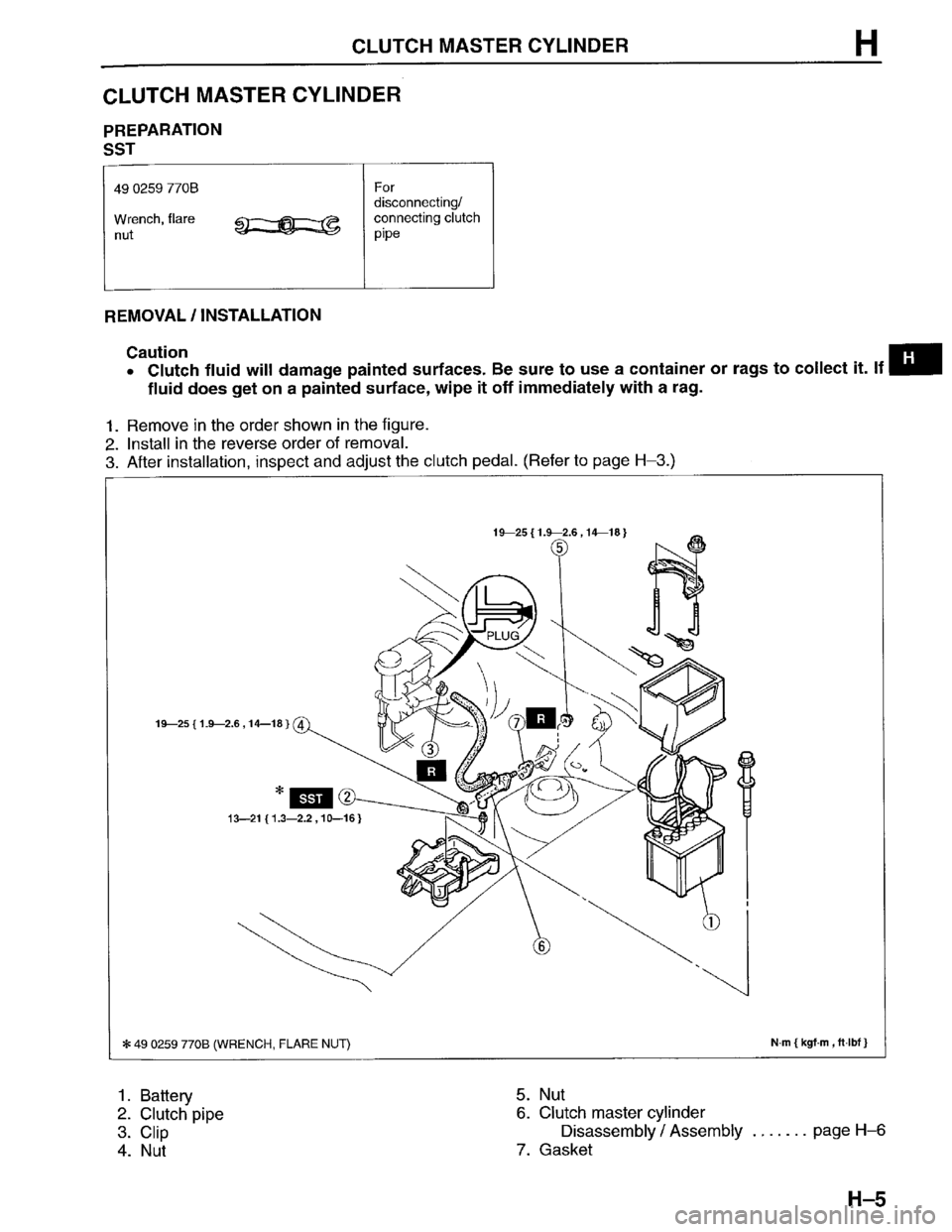MAZDA PROTEGE 1996 Workshop Manual MAZDA PROTEGE 1996 Workshop Manual