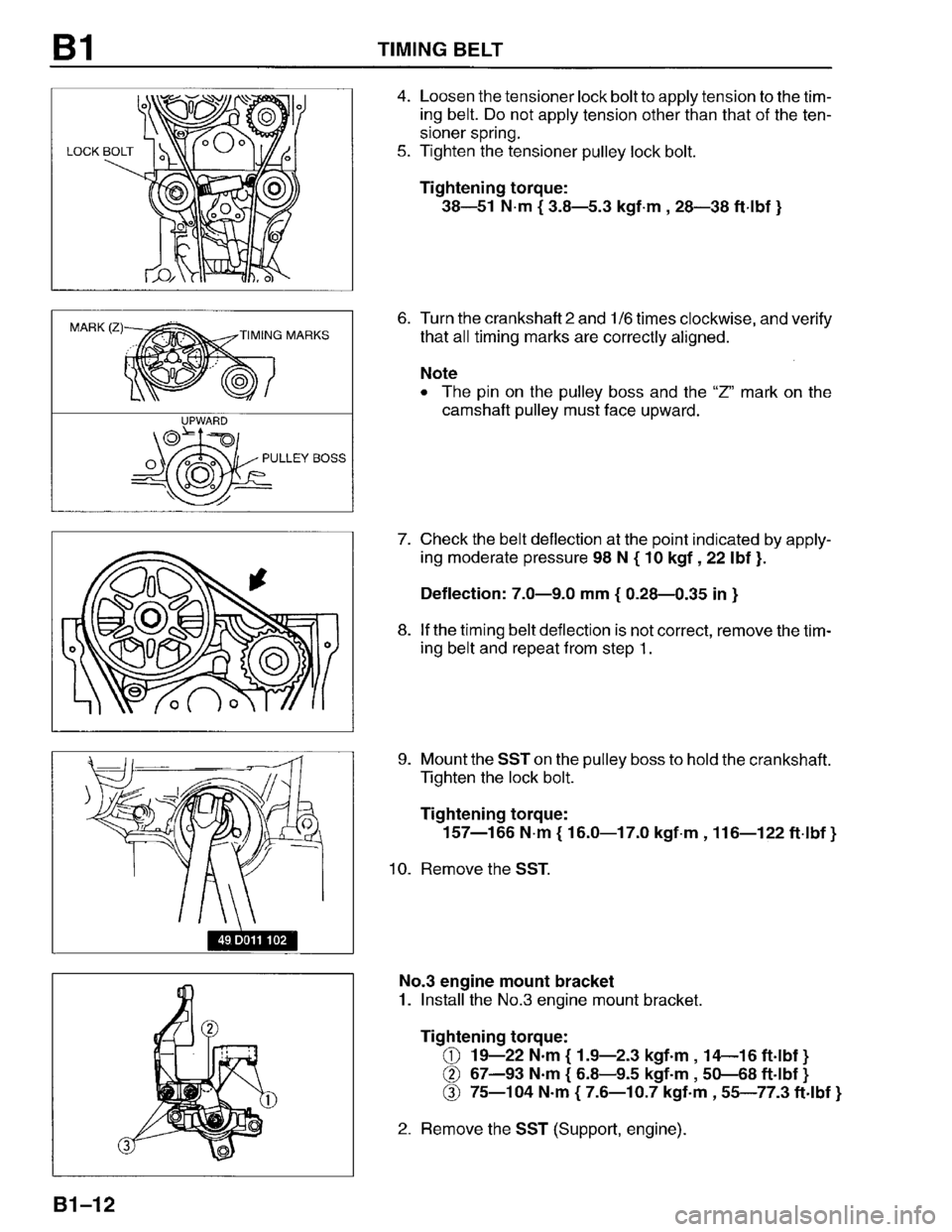 MAZDA PROTEGE 1996 Owners Guide 
