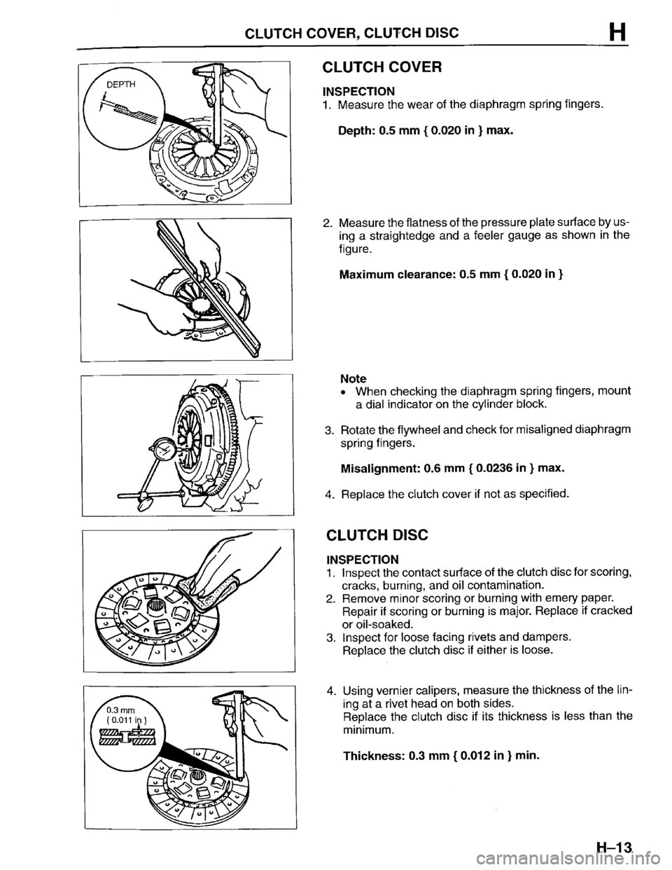 MAZDA PROTEGE 1996 Workshop Manual MAZDA PROTEGE 1996 Workshop Manual