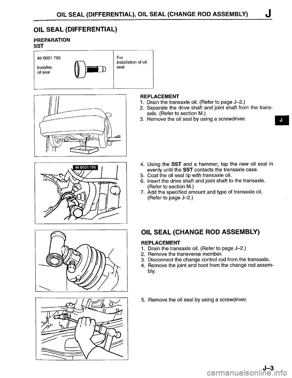 MAZDA PROTEGE 1996 Workshop Manual MAZDA PROTEGE 1996 Workshop Manual