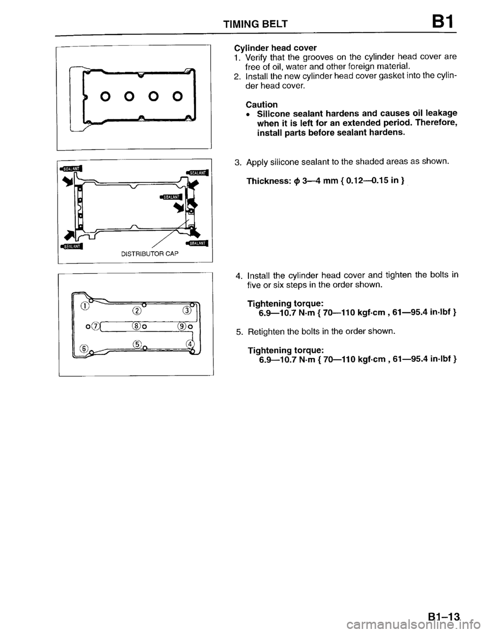 MAZDA PROTEGE 1996 Service Manual 