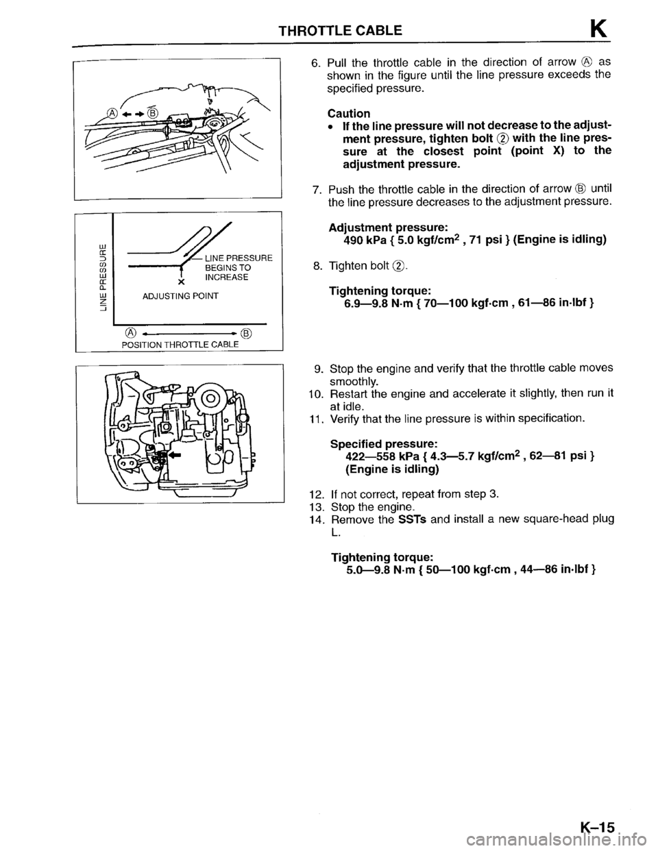 MAZDA PROTEGE 1996 Workshop Manual MAZDA PROTEGE 1996 Workshop Manual