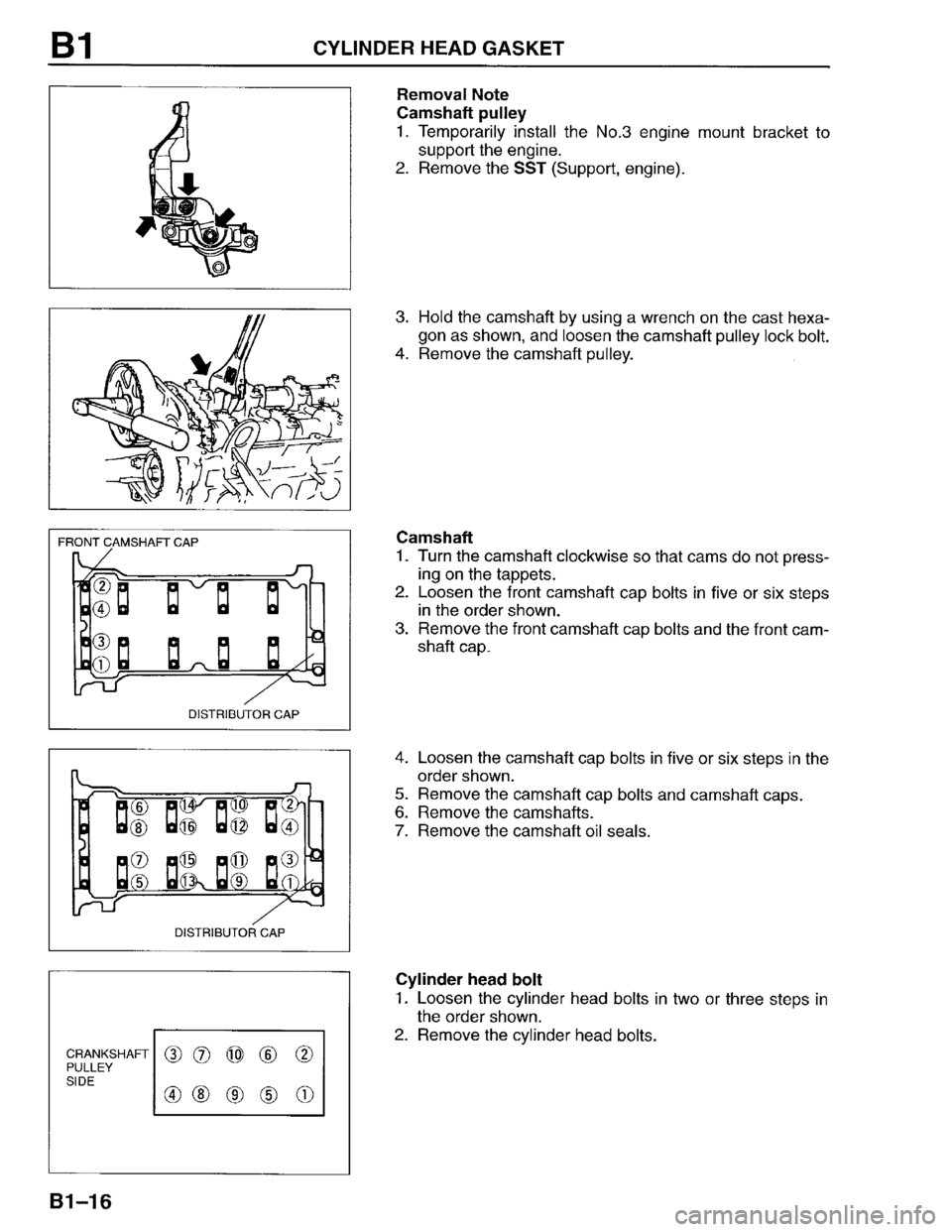 MAZDA PROTEGE 1996 Service Manual 