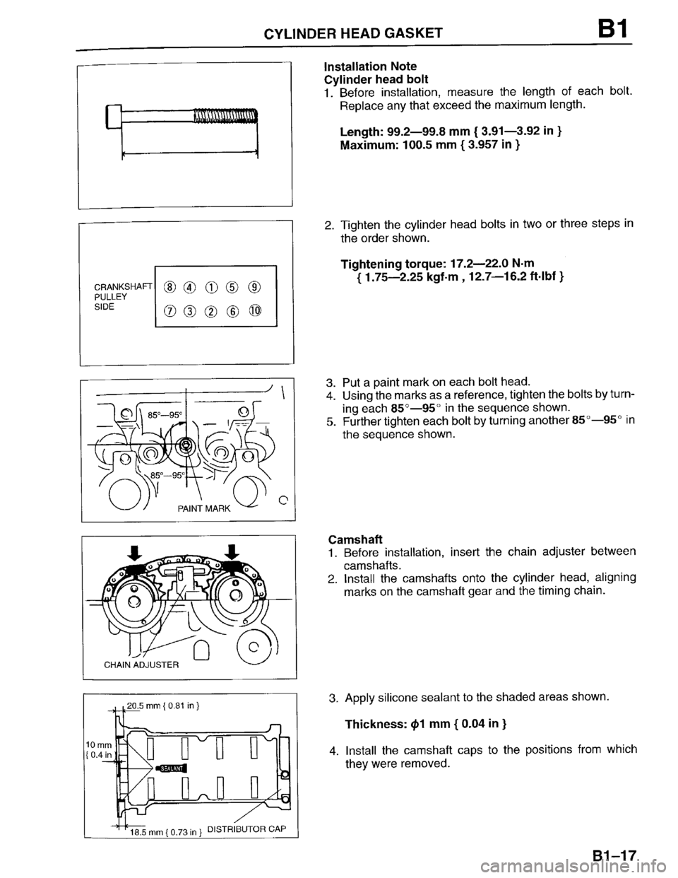 MAZDA PROTEGE 1996 Service Manual 
