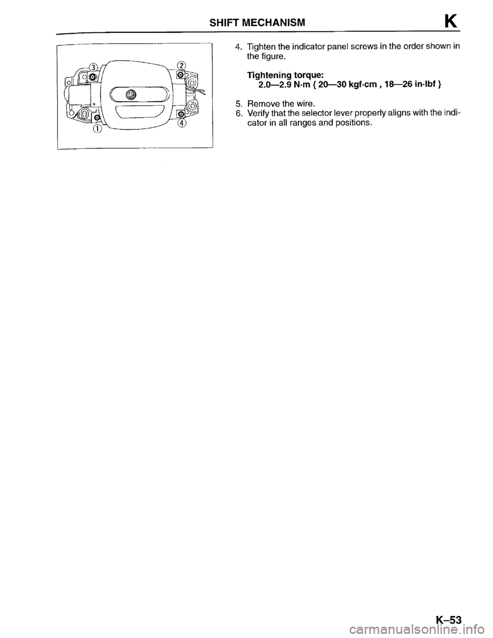 MAZDA PROTEGE 1996 Workshop Manual MAZDA PROTEGE 1996 Workshop Manual